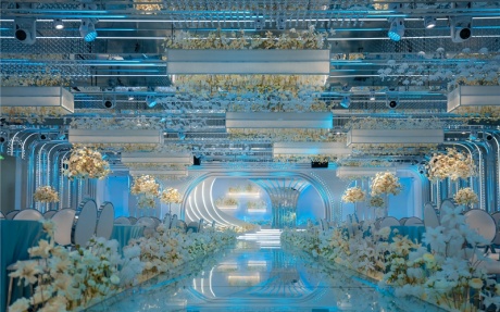 晶境廊亭 [ 最大44桌 · 高4.8m · 无柱 · 低消2680 ]