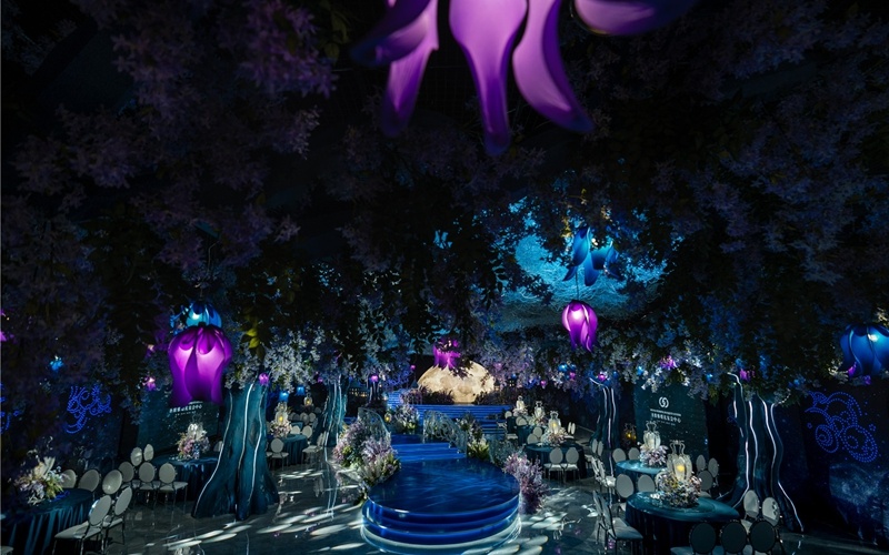 克拉星空 [ 最大30桌 · 高5.5m · 无柱 · 低消2680 ]