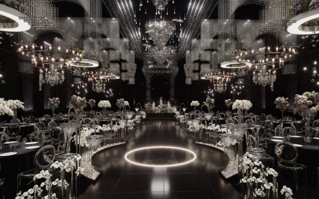 水晶宫殿 [ 最大30桌 · 高9.0m · 无柱 · 低消2688 ]