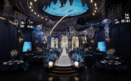 深海秘境 [ 最大30桌 · 高9.0m · 无柱 · 长方形 ·  ]